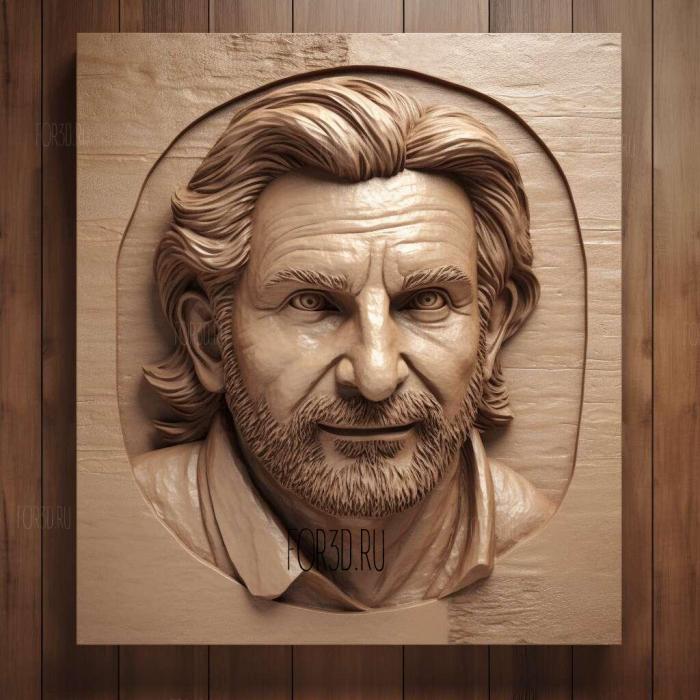 Bradley Cooper 1 stl model for CNC